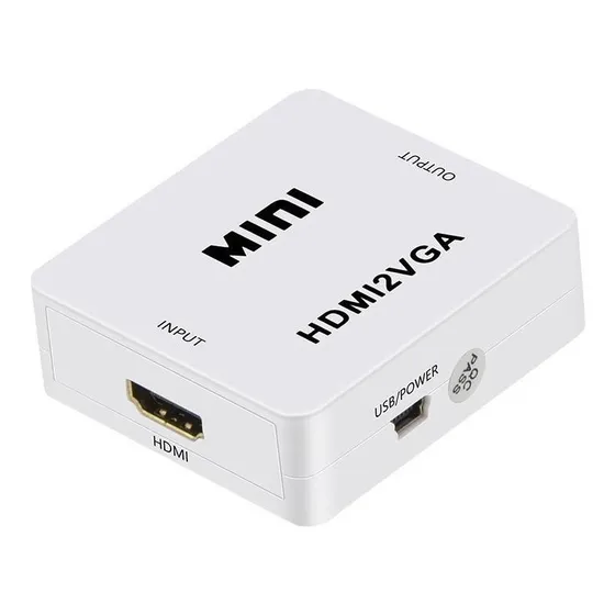 Convertidor Video Hdmi A Vga Pc Tv Laptop Ps3