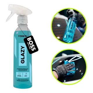 Limpa Vidros 4 Em 1 Redutor Atrito Risco Glazy 500ml Vonixx Limpa Vidros 4 Em 1 Redutor Atrito Risco Glazy 500ml Vonixx