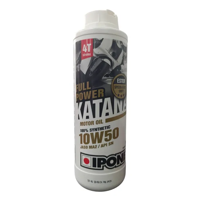 Aceite Ipone Full Power Katana 10w50 4t 100% Sintético