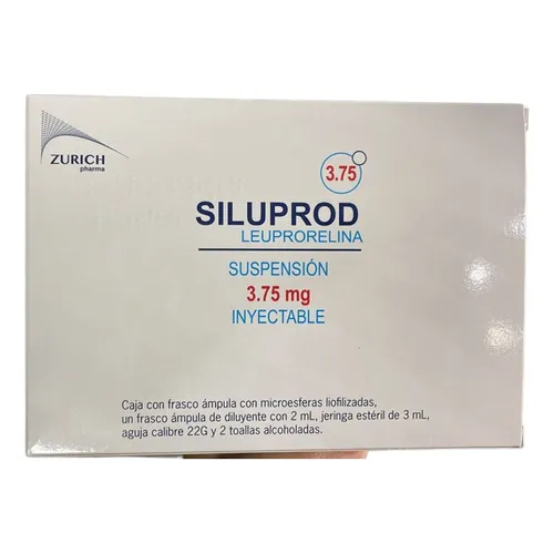 SILUPROD SUSPENSIÓN INYECTABLE 3,75 mg, 1 FRASCO ÁMPULA + 1 AMPOLLETA DILUYENTE 2 ML - ZURICH PHARMA, S.A. DE C.V.