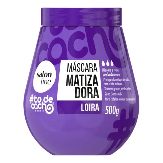 Mascara Matizadora Violeta Salon Line 500 Mg