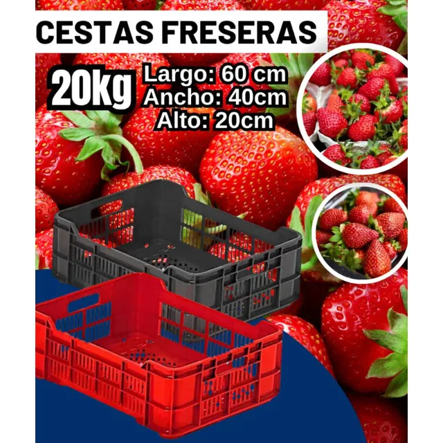Cestas Plásticas Freseras Pará La Industria Y Comercio