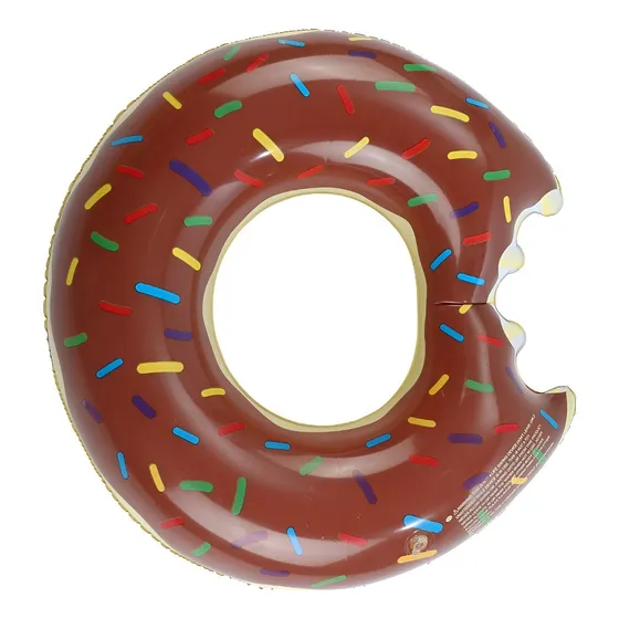 Flotador Piscina Diseño Dona Marron 70cm Flotador Donut Redondo Salvavidas Flotadores Inflables Para Piscina Qatarshop Flotadores Para Alberca O Playa Verano
