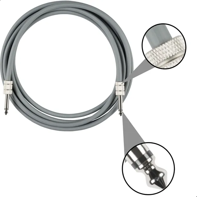 Cable de instrumento Fender Anniversary 10 gris 099082307