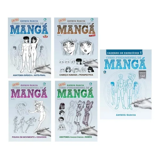 Curso Fundamental De Mangá - Anatomia - Volume 4, De Arthur Garcia. Editorial Criativo, Capa Mole Em Português