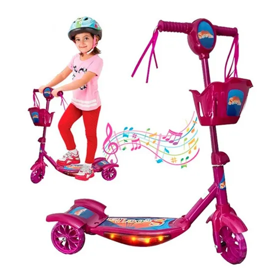 Monopatin Patineta  Infantil  Para Niños Con Luces Y Sonidos