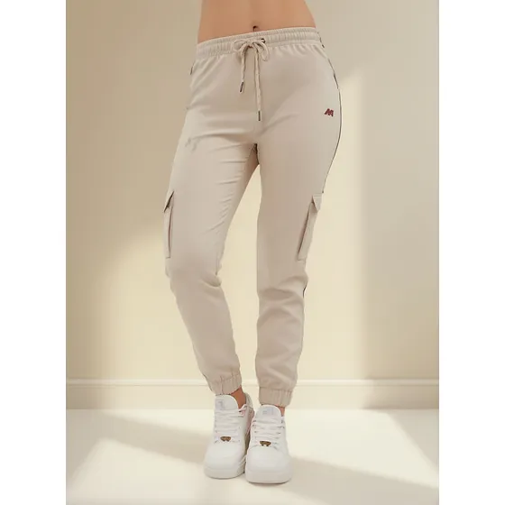 Jogger Cargo New Athletic Eme Beige Mujer