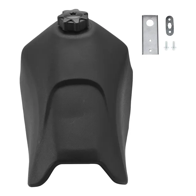 Mt-car Depósito De Gasolina Negro Para Kawasaki Klr250 85-05