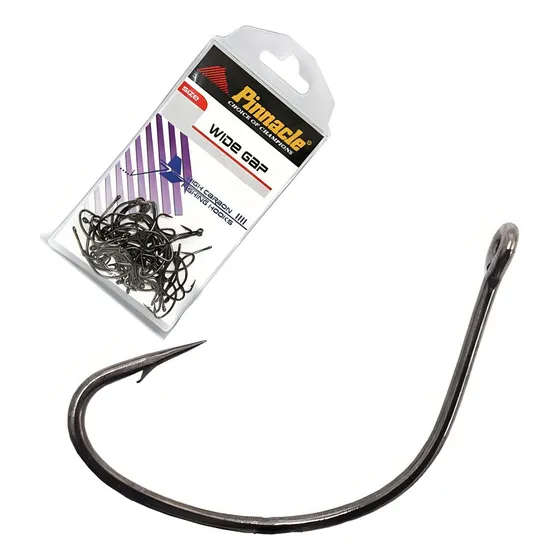 Anzol Pinnacle Wide Gap Black N04 C/20un - Robaleiro