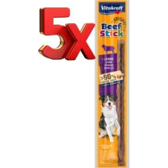 5 X Vitakraft Beef Stick Cordero 12gr