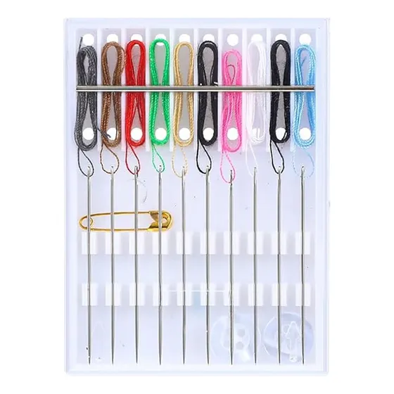 Mini Kit De Costura Portátil Bolso, Viaje, Auto, Fiestas