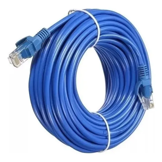 Cabo De Rede Cat6 10 Metros Ethernet Lan Giga 10/1000 