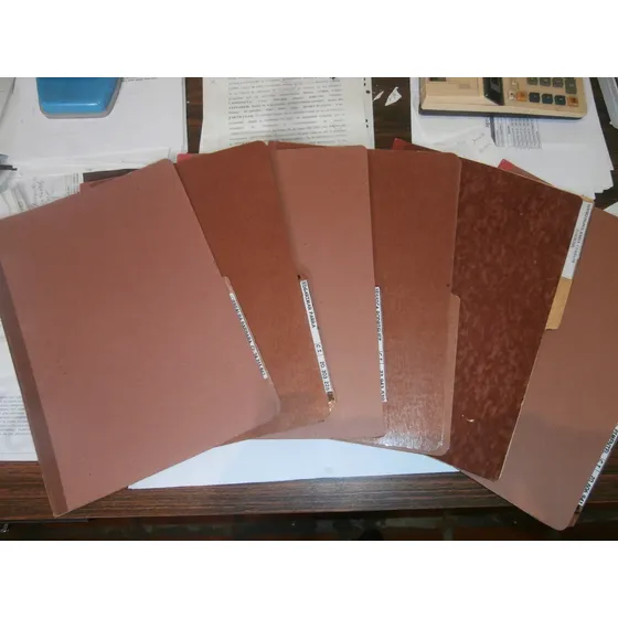 Carpetas Rojas Oficio Recuperadas (pack De 5 Unidades)