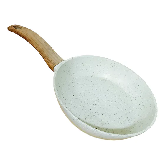 Sarten Induccion Antiadherente 20 Cm Granito Crema Carol