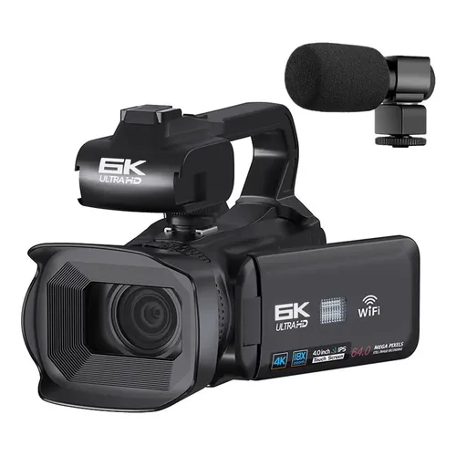その他 DIGITAL VIDEO CAMERA Câmera de Vídeo Digital Wi‑Fi 4K 56MP com Zoom Digital 18x Tela 3