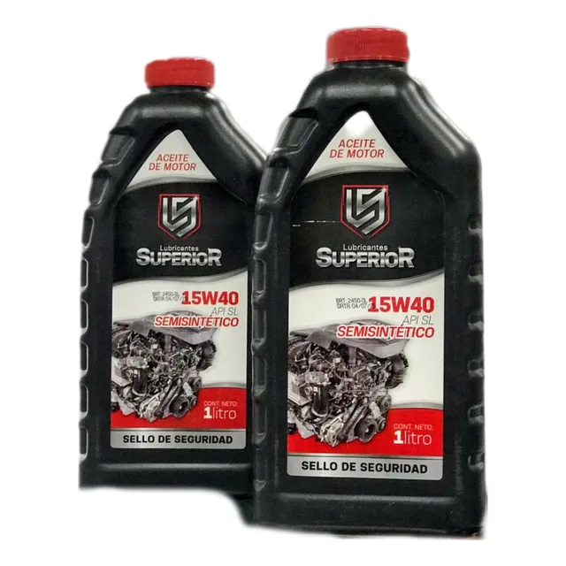 Aceite De Motor Superior 15w-40 Semisintetico