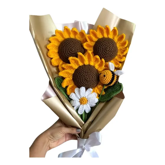 Ramo Brenda (girasol + Abeja + Margarita)