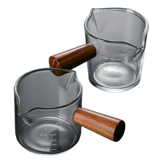 Shot Medidor Café Expresso Mango Madera 75 Ml