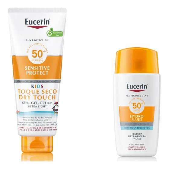 Eucerin Combo Proteción Solar Completa Facial + Niños