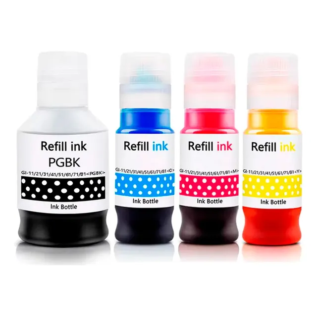 Pack 4 Tinta Compatible Canon Pixma Gi-11 G 11 G2160 G3160