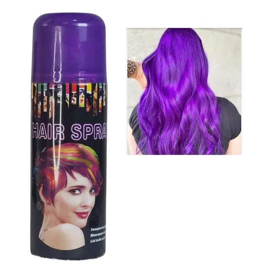 Spray De Colores Para El Cabello Lavable
