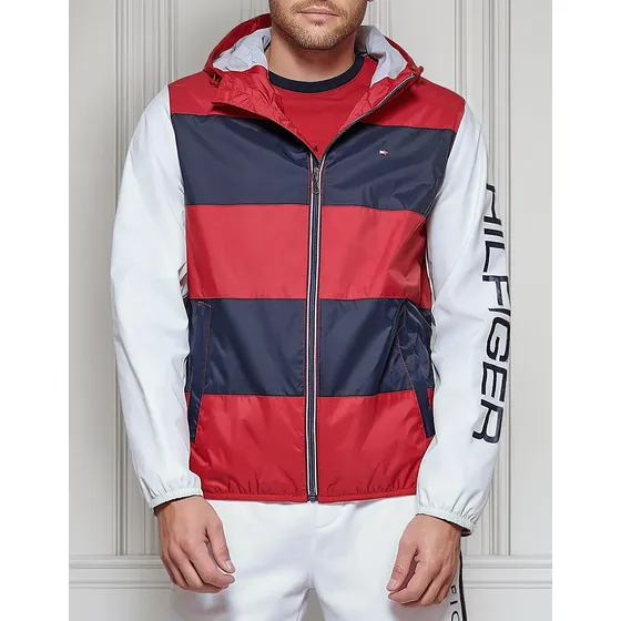 Casaca Tommy Hilfiger Cortaviento Hombre Talla Small