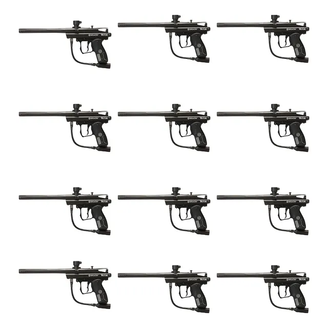 Paquete 12 marcadoras Spyder Victor .68 Gotcha Xchws P