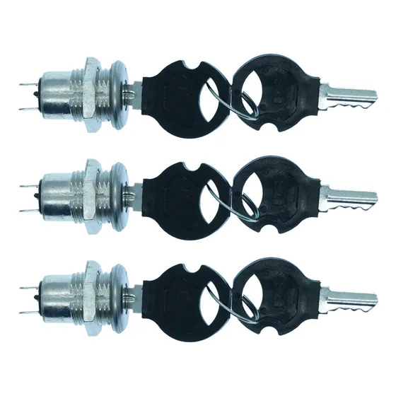 Kit 3 Interruptores De Bloqueo + 6 Llaves De Seguridad Ks-01