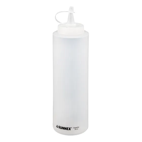 Pomo Para Salsa C/tapa Plastico 237ml Transparente