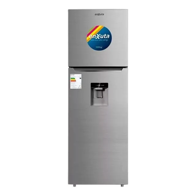 Heladera con freezer Enxuta RENX275D color inox con capacidad de 255L 220V