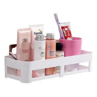 Estante Adhesivo Desmontable Baño Cocina Soporte Organizador Estante Adhesivo Desmontable Baño Cocina Soporte Organizador