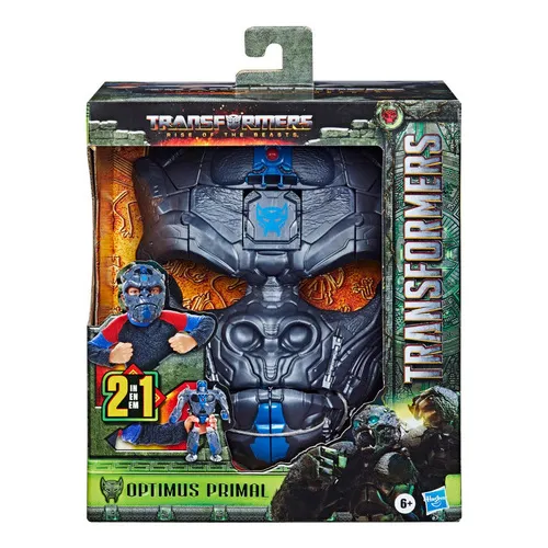 Transformers Rise Of Beasts Optimus Primal Mascara 2 En 1