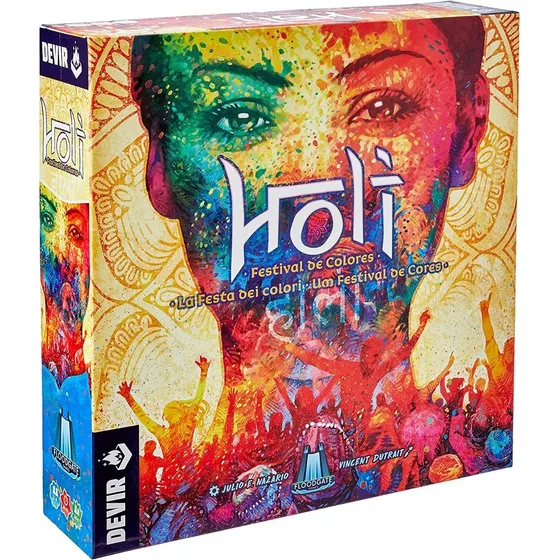 Juego De Mesa Holi  Festival De Colores Original Español