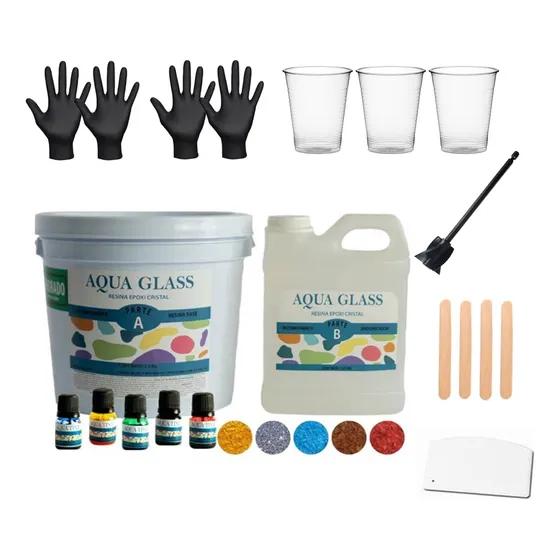 Kit Rio De Resina Alto Espesor + 10 Pigmentos  Envío Gratis!