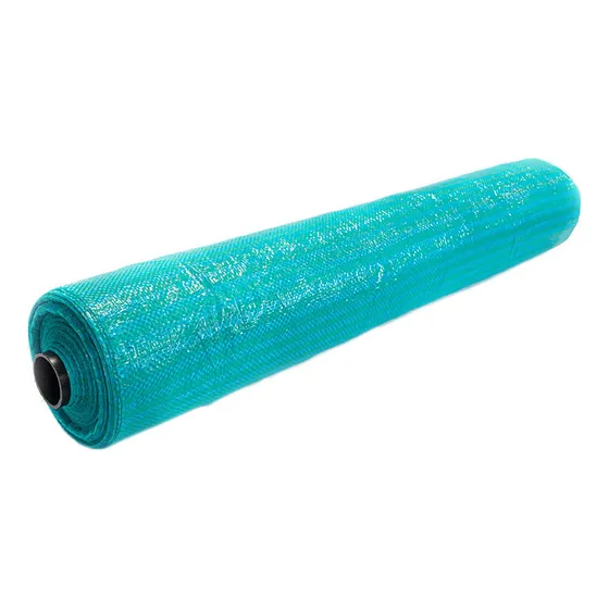 Rollo Tela De Cerramiento Verde Trama Azul 2mt X 100mt Cipla