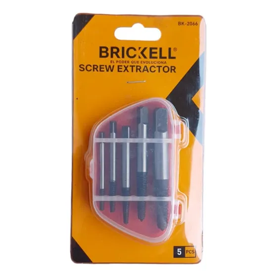Extractor De Tornillo 5 Pzs 1/8 PuLG-3/4 PuLG Brickell