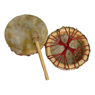 Tambor Pequeño 20 Cm De Diámetro Para Temazcal Cantos Tambor Pequeño 20 Cm De Diámetro Para Temazcal Cantos