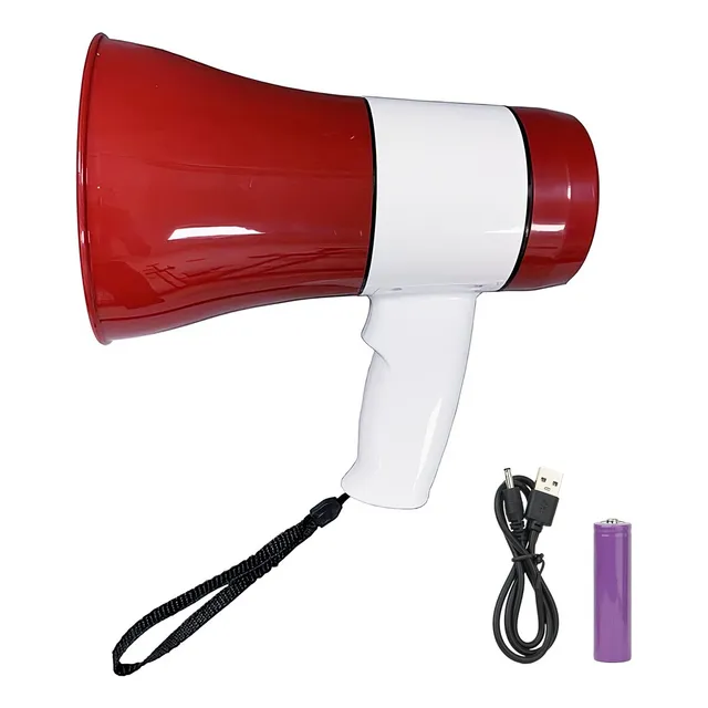 Megáfono Recargable Usb Bluetooth Reproductor Grabador