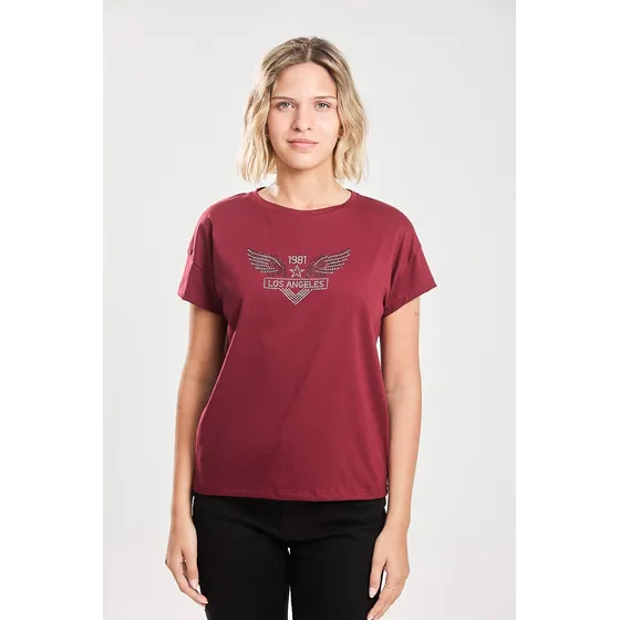 Remera Oversize Marrón Koxis Mujer 25