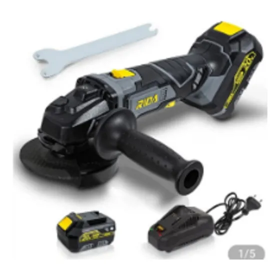 Amoladora Angular Inalambrica Marca Rida 115mm, 6velocidades