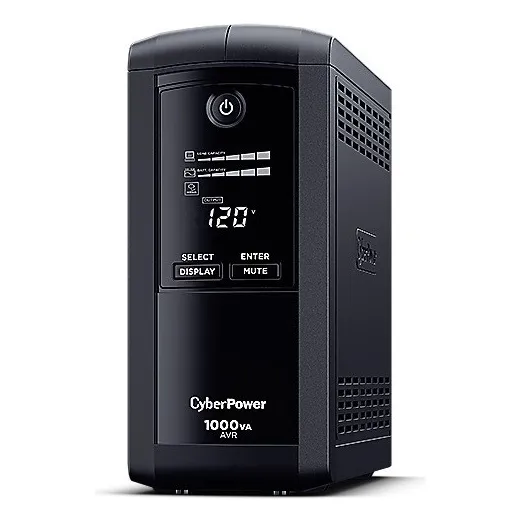 No Break Cyberpower Cp1000avrlcd 1000va 600w 9 Cont Negro