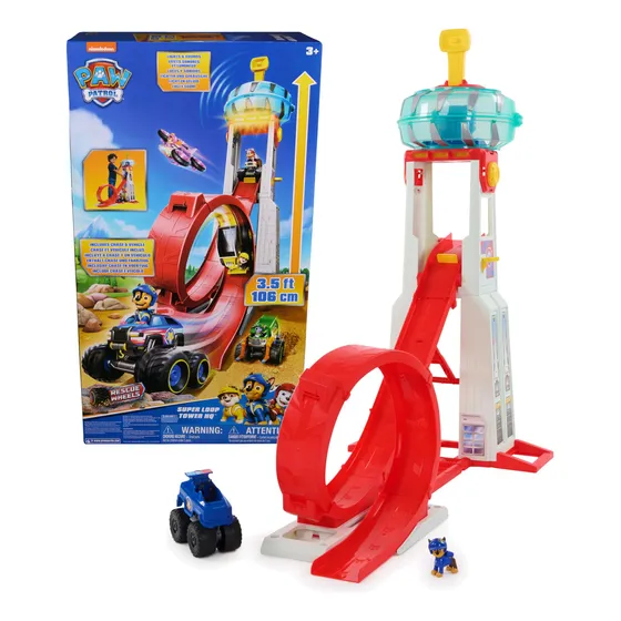 Torre Paw Patrol Super Loop Tower Hq 106cm C Luz Sonido 2024