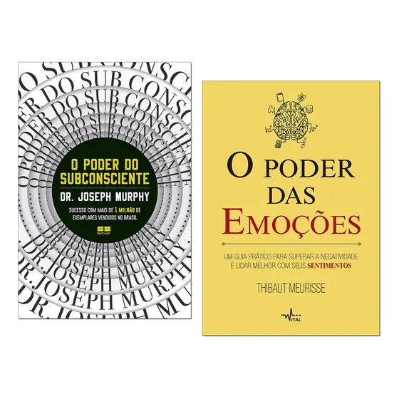 O Poder Do Subconsciente+ O Poder Das Emoções Frete