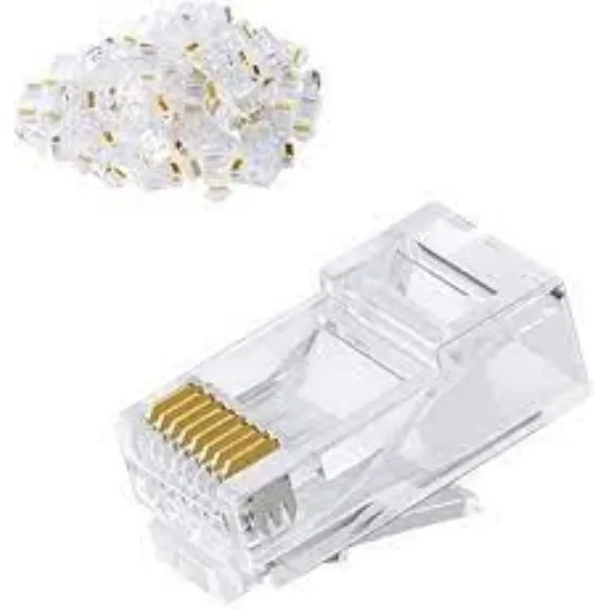 Conector Rj-45 Para Cableado Utp De Alta Velocidad Cat5/6