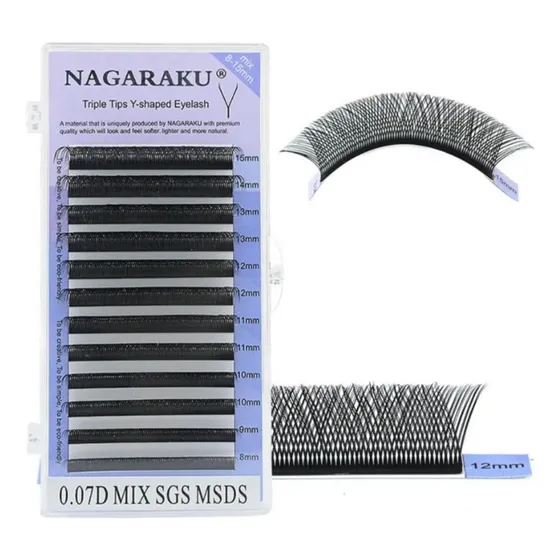 Pestañas Fibra Tecnologica Yyy Nagaraku De 0.07d