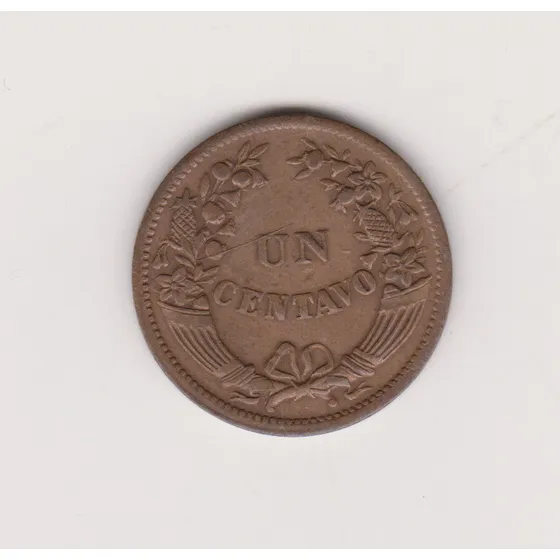 Moneda Perú 1 Centavo Año 1946 Muy Bueno