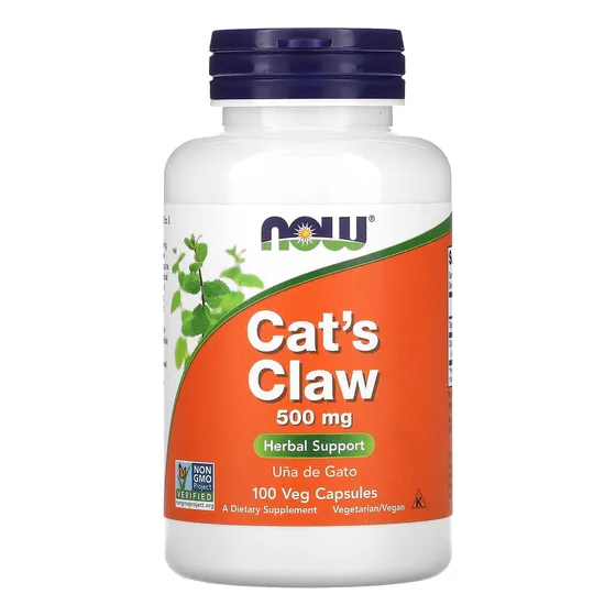 Supplement Now Cat's Claw 500 Mg A Base De Hierbas, 100 Cáps