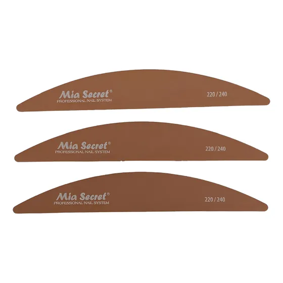 Lima Para Uña Natural 220/240 Mia Secret Pack 2 Und