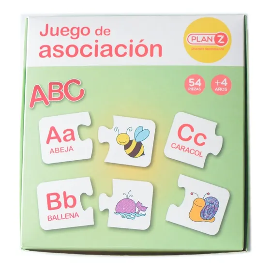 Juego Mesa Asociación Letras Didacticos Infantil Niños