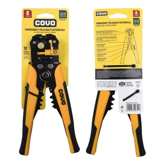 Crimpadora Y Pinza Pelacables Automatico Marca Covo